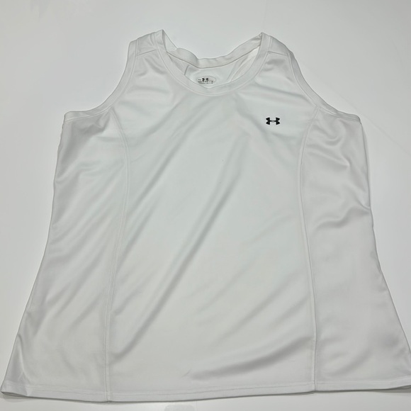Under Armour XXL‎ White Womens Racer Back Tank - Picture 1 of 5
